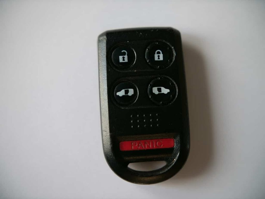 Smart Fob Key with Rounded Case and Rounded Buttons